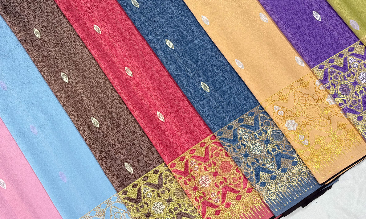 Oirdheisceart na hÁise Fabraic Sarong Traidisiúnta Náisiúnta